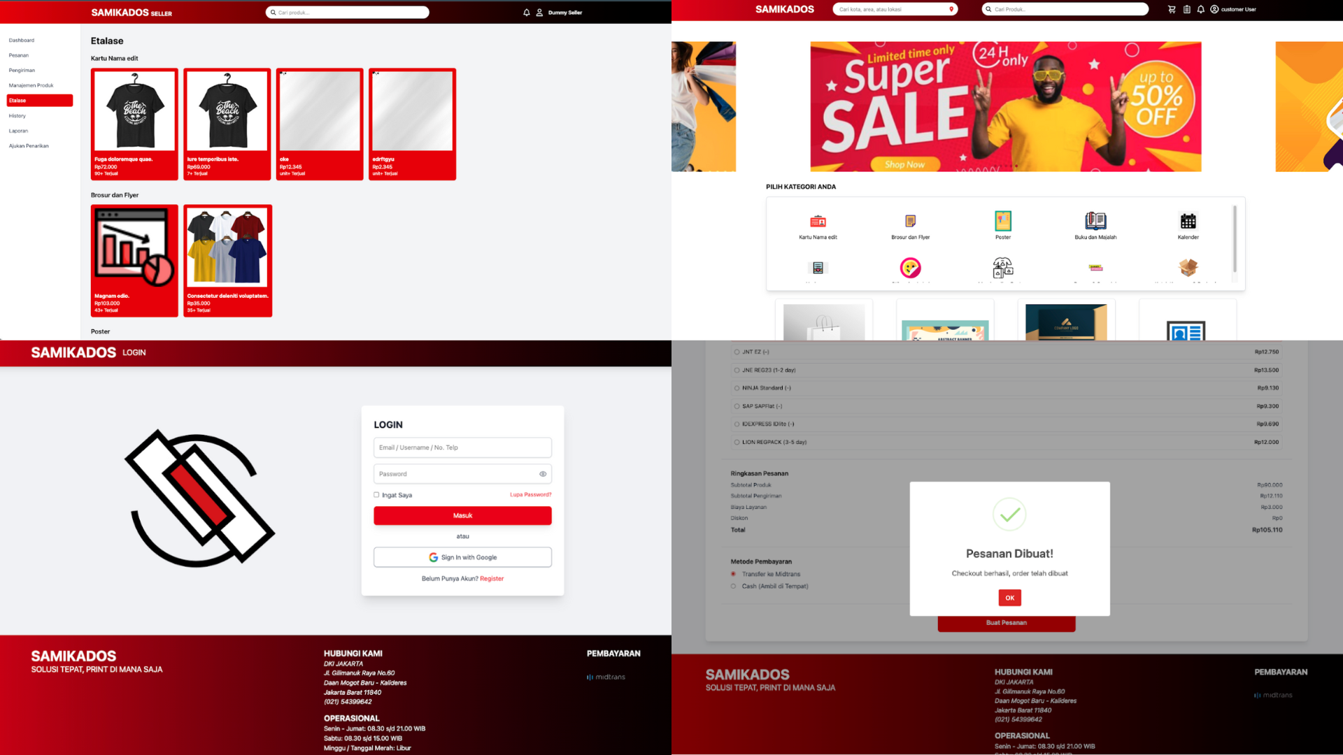 Samikados E-Commerce